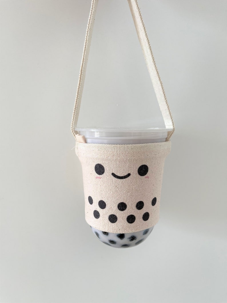 Boba Bubble Milk Tea Bechertragetasche Cup Holder Getränkehalter Bild 5