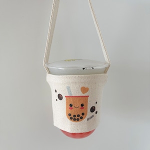 Boba Bubble Milk Tea Bechertragetasche Cup Holder Getränkehalter Bild 7