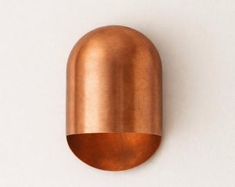 Rustikale Kupfer Wandleuchte: An der Wand befestigte Minimalistische Lampe