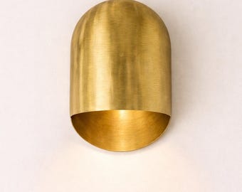 Brass Wall Sconce ,Metal Wall Mounted Light, Minimalist Lamp, Lamp Rustic Vintage Wall Light, Modern Farmhouse Lamp