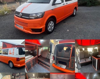 Full Van Conversion VW Transporter T4 T5 T6 Campervan Motorhome 4 BERTH Pop Top lwb or swb