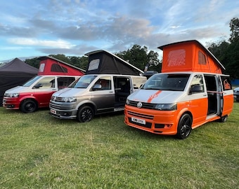 Full Van Conversion VW Transporter T4 T5 T6 Campervan Motorhome 4 BERTH Pop Top LWB