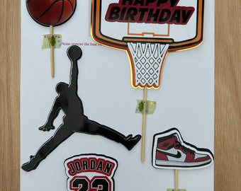 Basketball cake topper