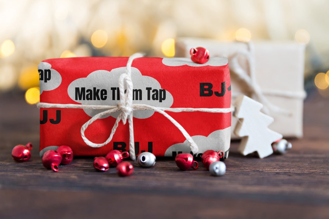 Jiu Jitsu Gift Wrap Papers, Gift Wrapping Paper, Jiu Jitsu Gifts, BJJ Gifts, Etsy