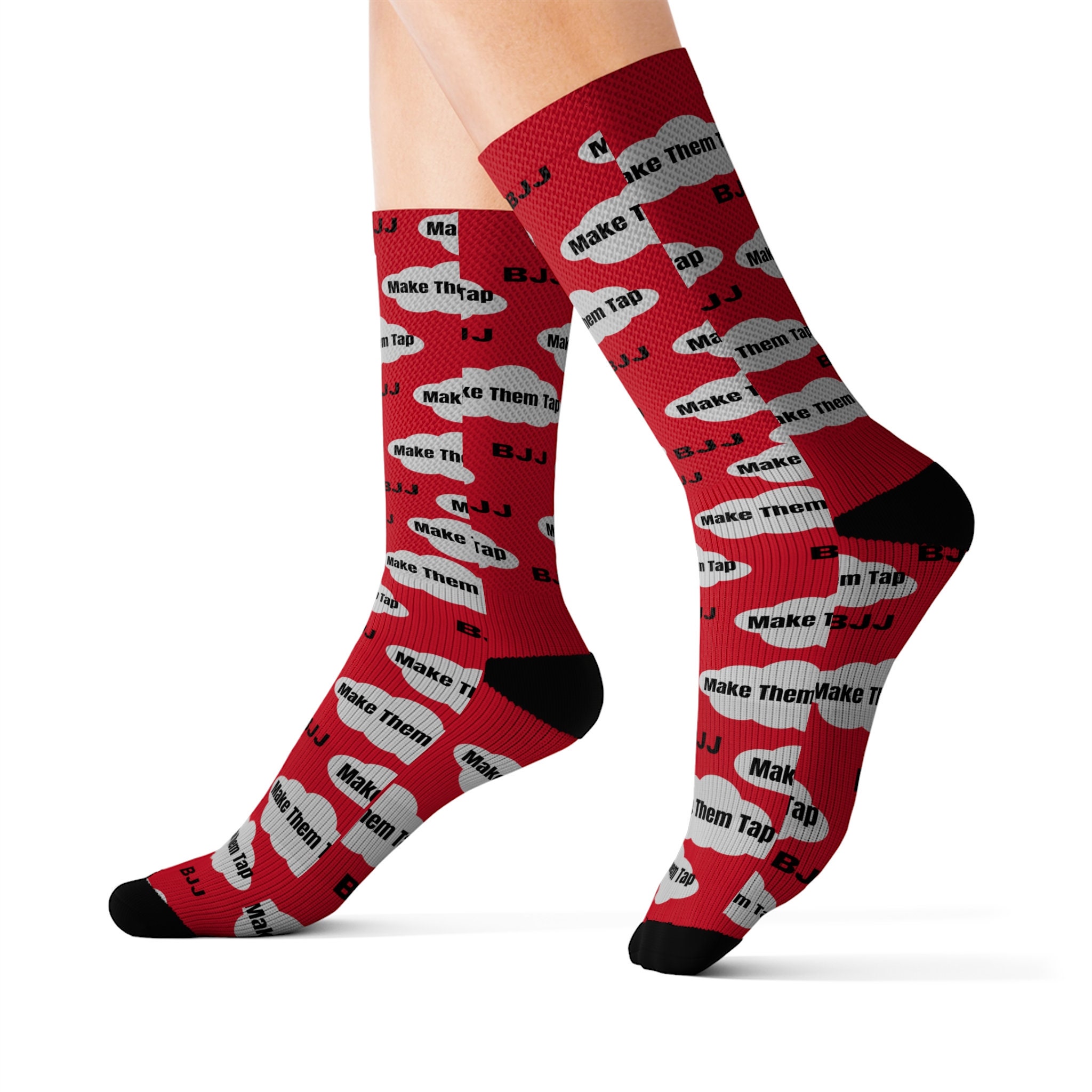 Jiu Jitsu Socks, BJJ Socks, Brazilian Jiu Jitsu, BJJ Submission Clothes 