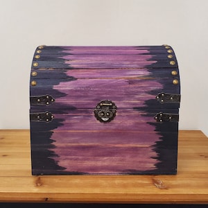 Purple and Black Medium Chest