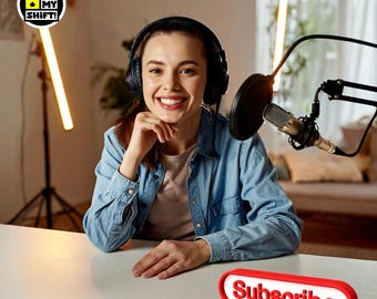 Superposición animada 3D de campana de suscripción y me gusta de YouTube · Tercio inferior (webM + MP4 + MOV)