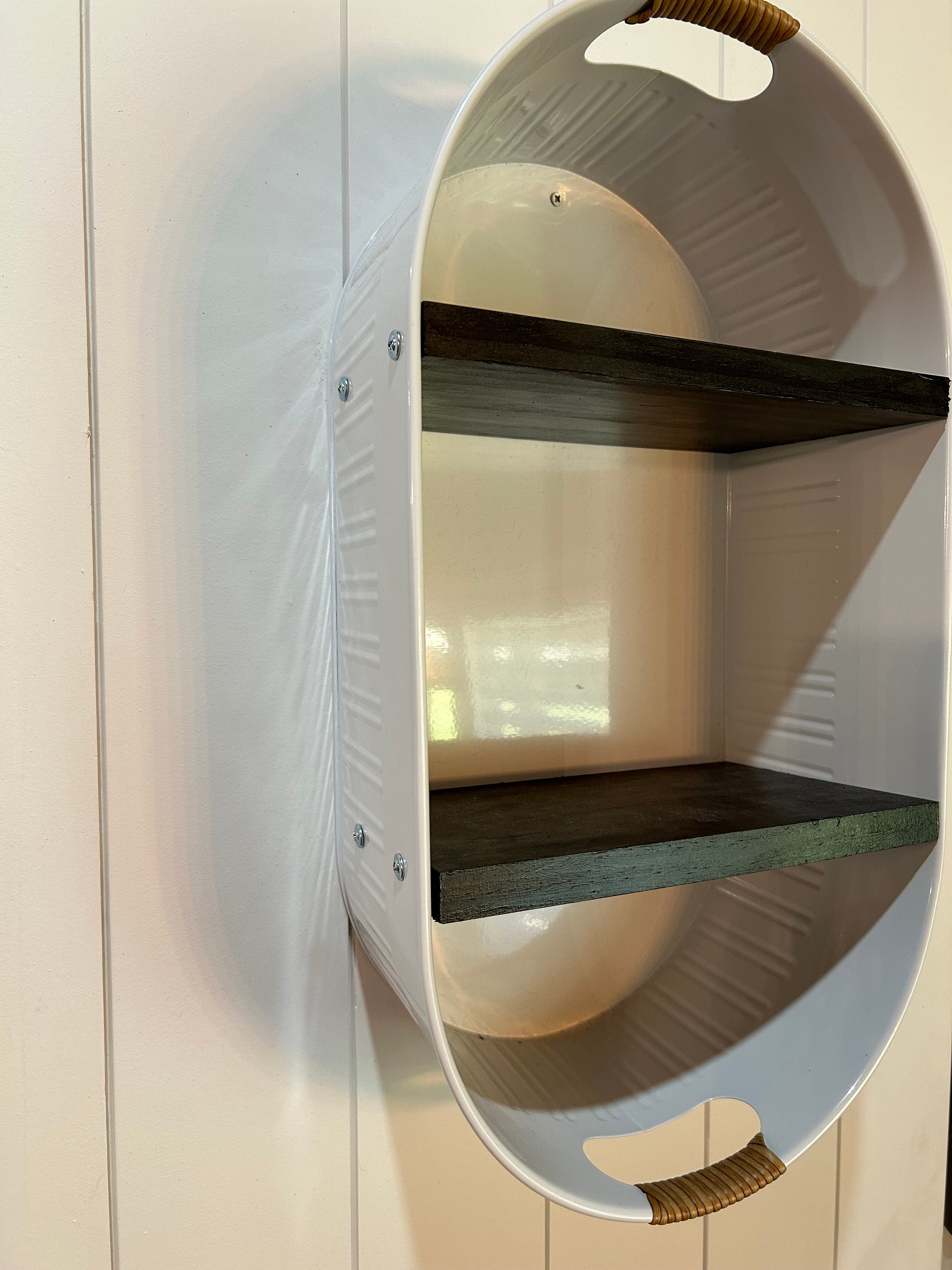 Photo inspiration: Fresh Look at Our White Galvanized Tub Shelf Customizable
