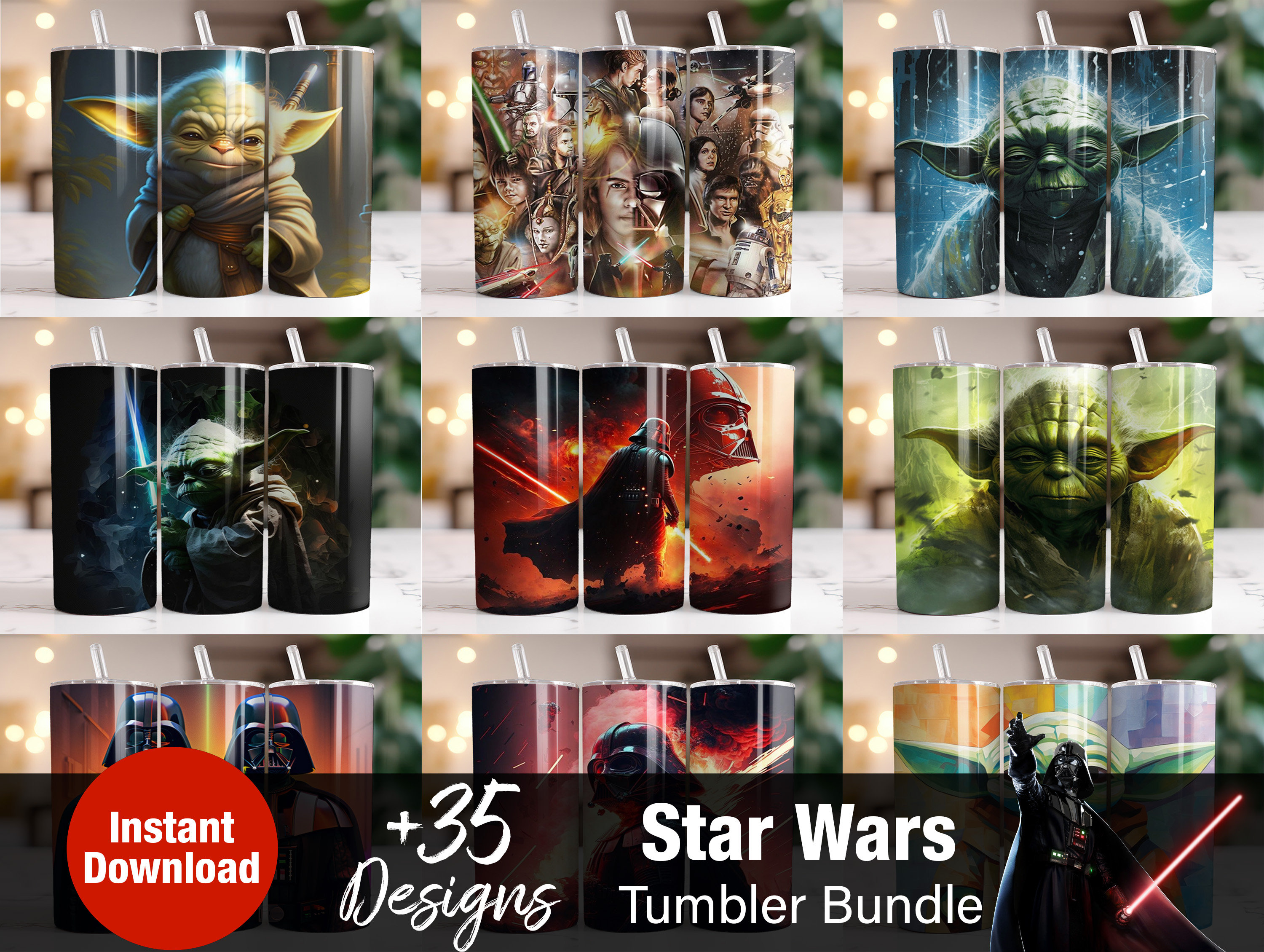 12+ Star Wars Tumbler PNG, Star Wars Designs, Baby Yoda Tumbler File, –  Drabundlesvg