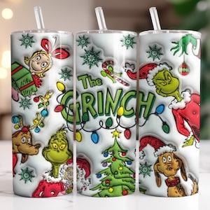Laser Engraved The Grinch, Christmas, Tumbler With Handle, Stanley, Er –  ChiqueCreations