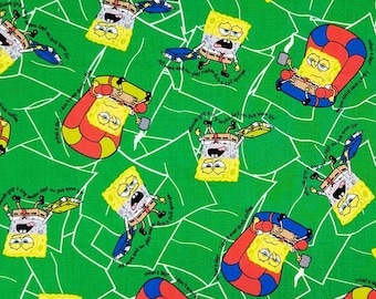 Spongebob Squarepants Quilting Cotton by Viacom/Nickelodeon 2003 56" Extra Wide Fabric