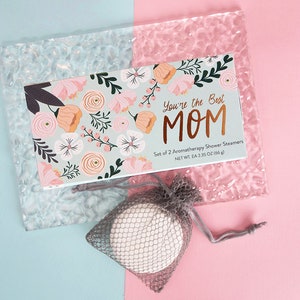 Best Mom Shower Steamer Gift Set