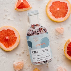 Sea Salt + Grapefruit Aromatherapy Bath Salt Soak