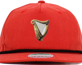Irish Harp Baseball Hat With Brim Rope