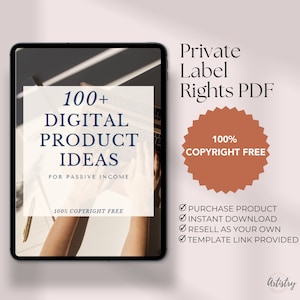 Digital Product Ideas: 100 Creative & Profitable Concepts for Launching Your Online Business | Ebook