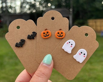 Spooky Studs | Spooky Season Collection | Polymer Clay Earrings