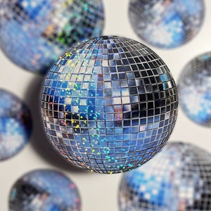 discobal holografische sticker glitter sticker esthetische sticker waterdichte vinylsticker