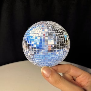Autocollant holographique boule disco autocollant autocollant autocollant esthétique autocollant vinyle imperméable image 4