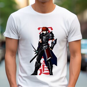 Anime Shirt Video Game Art Anime Character Tee Shirt Gamer Shirt Gaming Shirt Anime Gift Video Game Gifts Gaming Gifts Geek Shirt Nerd Shirt