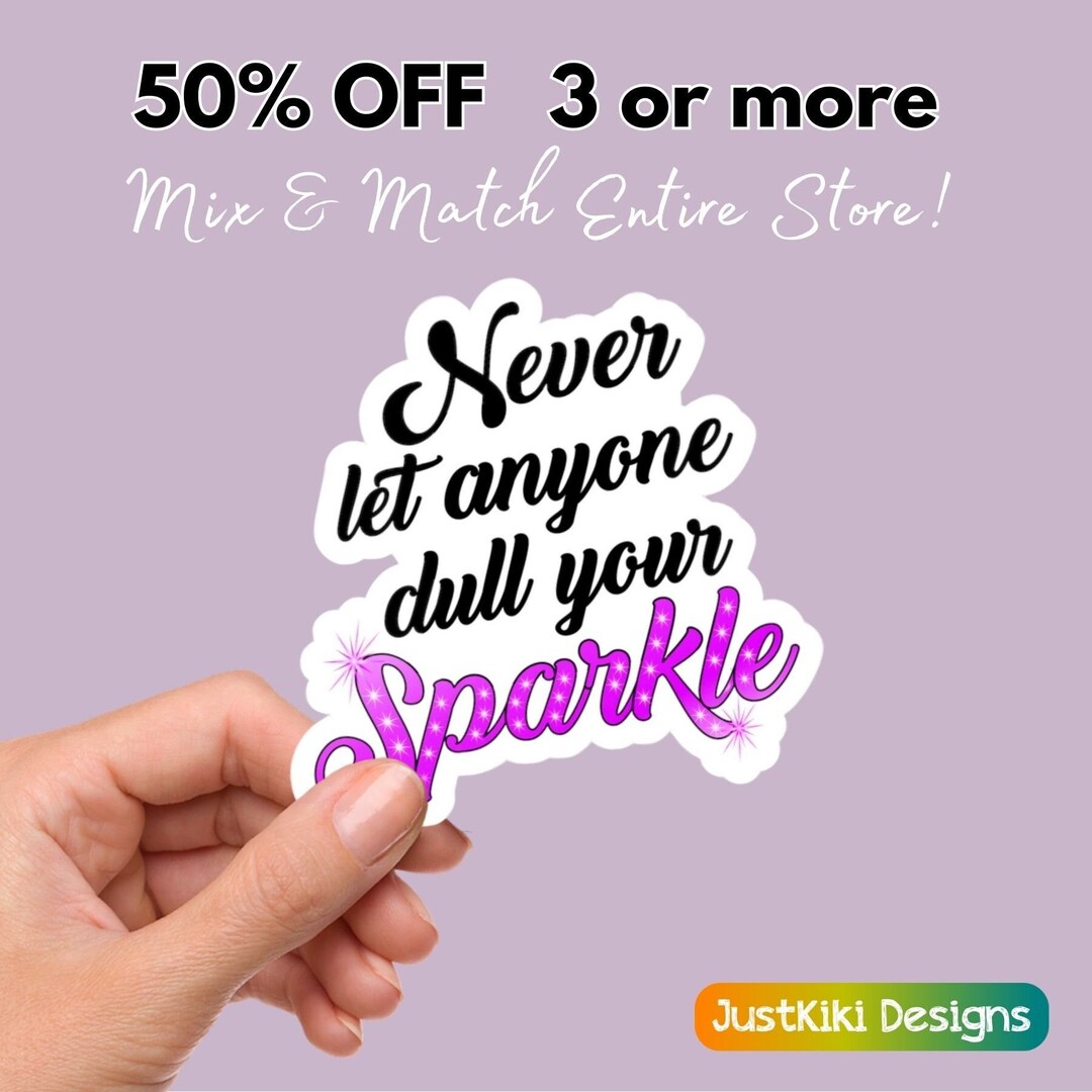 Positivity Affirmation Sticker: Waterproof Vinyl Decal for Mental ...