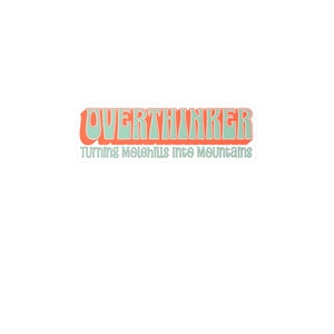 Funny Overthinker Sticker: Sarcastic Waterproof Vinyl Decal bild 8