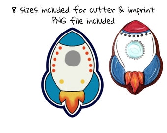 Space Cookie Cutter Set STL, One in the space astronaut rocket Digital File Cookie Cutter STL File Instant Download STL Cookie Cutter File
