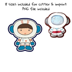 Space Cookie Cutter Set STL, One in the space astronaut rocket Digital File Cookie Cutter STL File Instant Download STL Cookie Cutter File