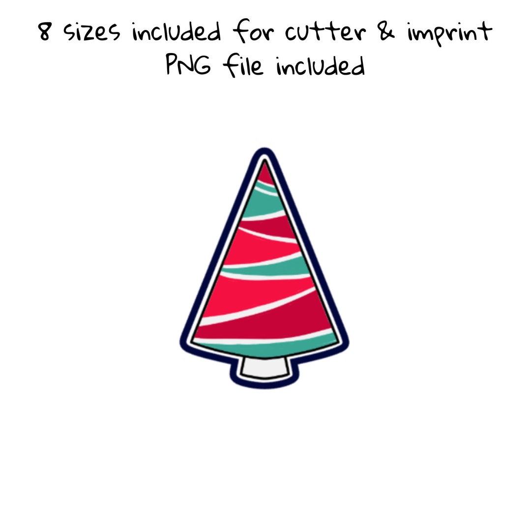 Christmas Tree Holiday Cookie Cutter Winter Gingerbread Advent Digital