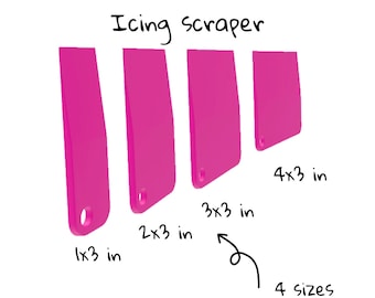 Cookie Icing Scraper STL File: 3D Printing Tool (Digital Download)