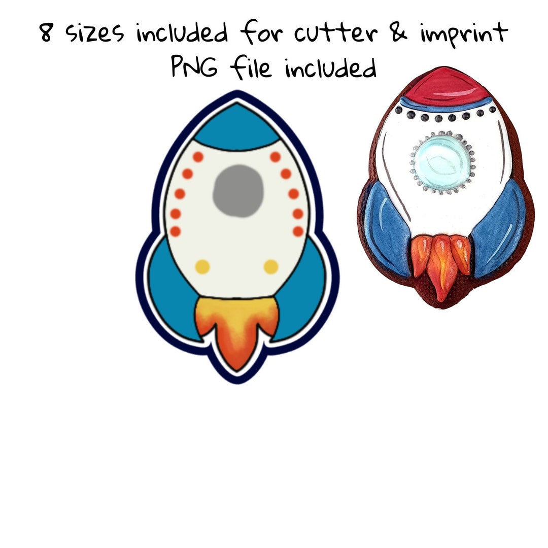 Space Cookie Cutter Set STL: Rocket & Astronaut (digital File) - Etsy