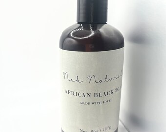 Savon noir africain, liquide, gel de bain, savon artisanal, biologique.