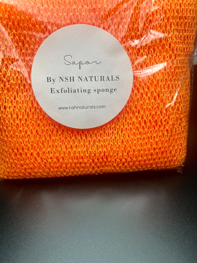 Éponge Filet Exfoliant Africain Sapor Bain et douche par Nsh Naturals image 10