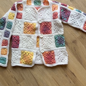 Crochet children&#39;s cardigan