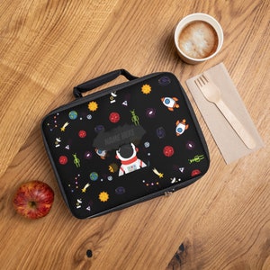 Personalised Space Lunch Bag for Kids,Space Lunch Bag,Back to school space lunch bag,Lunch Bag,Gift For Him,School Gift, Back to school gift