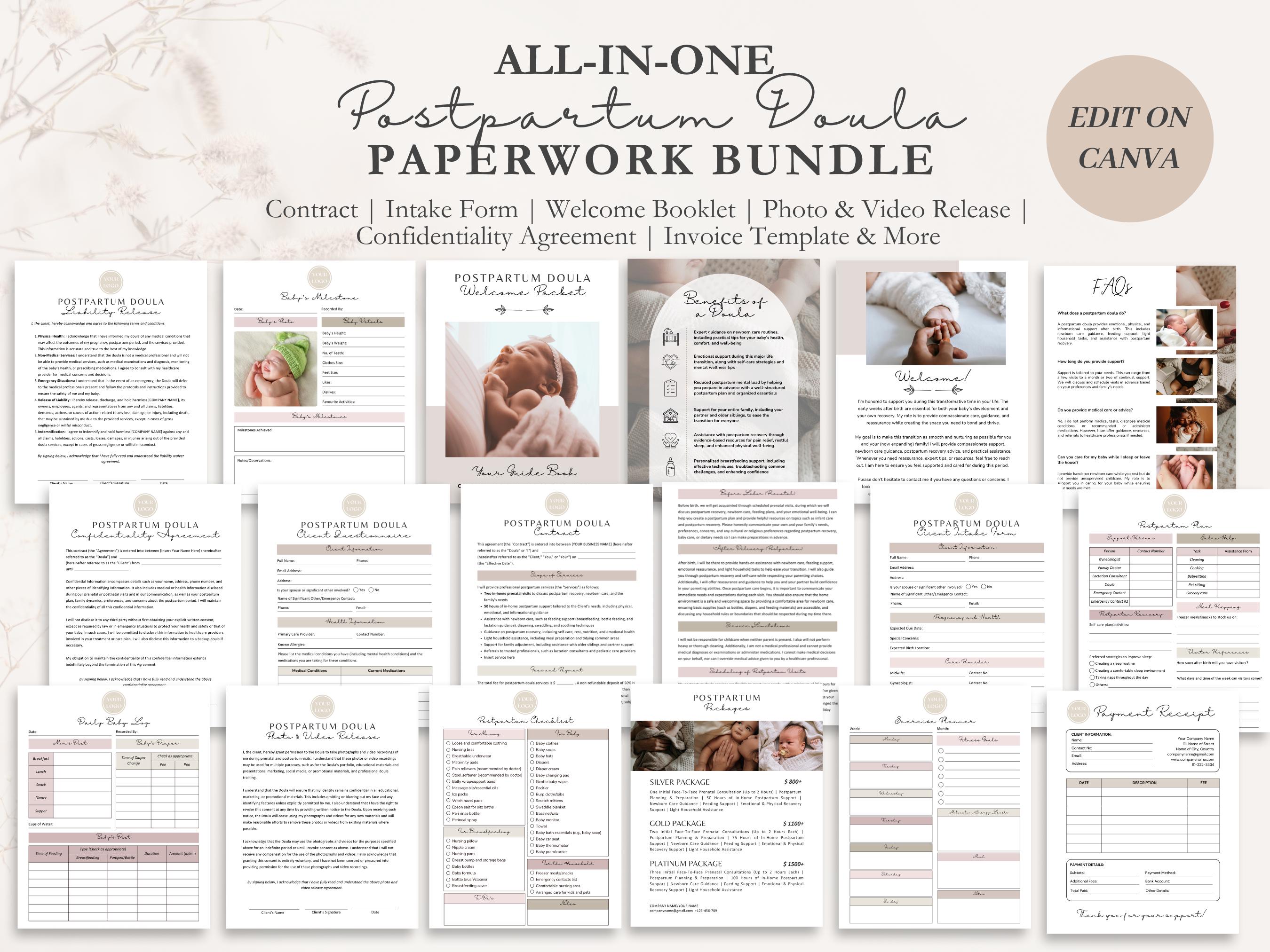 Plan Postpartum - Etsy