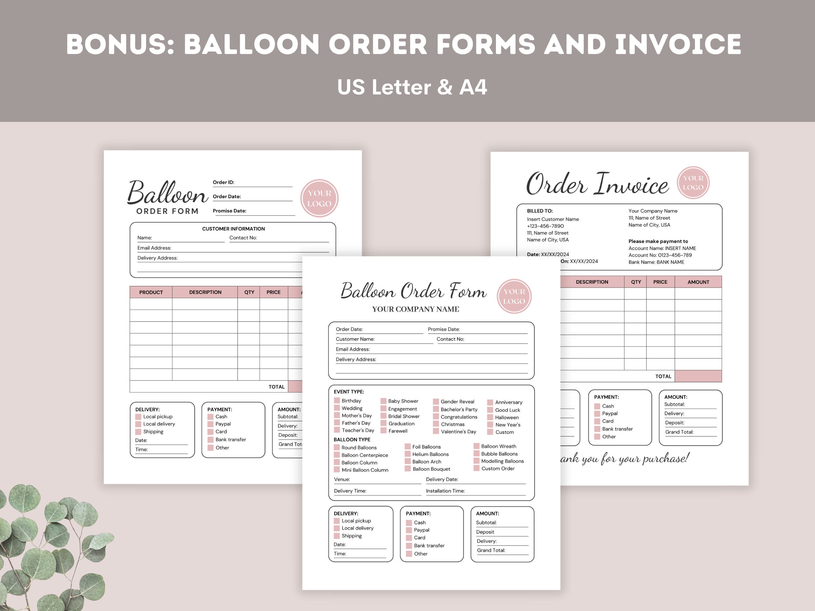 Balloon Artist Contract Template, Balloon Decor Business Contract