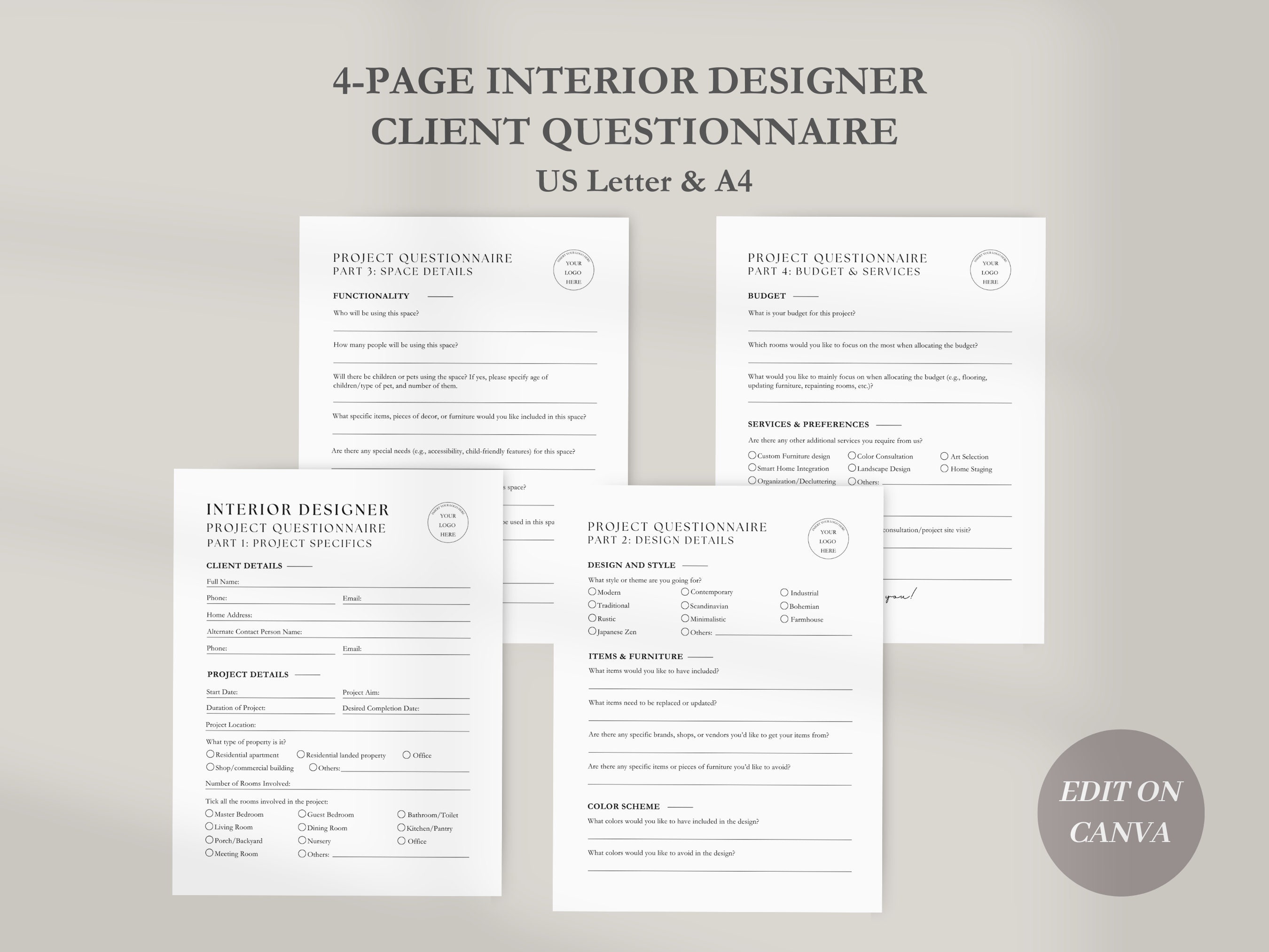 Interior Designer Contract/agreement, Freelance Interior Designing ...
