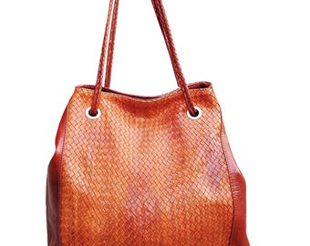 Luxury Handmade Moroccan Braided Leather Bag – Woven Boho Crossbody Purse