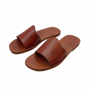 Men's Leather Sandals – Handmade Comfortable Summer Shoes – Moroccan Style Footwear" image 17