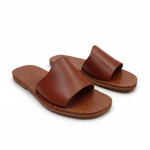 Men's Leather Sandals – Handmade Comfortable Summer Shoes – Moroccan Style Footwear" image 16