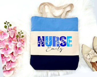 Custom Nurse Tote Bag, Nurse Assistant Tote Bag, Nurse Tote Bag, Personalized Nurse Tote Bag, Personalized Nurse Gift, Nurse Graduation Gift