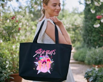 Huntrix Tote Bag, Kpop Tote Bag, Huntrix Gift, Saja Boys Boy Band Tote Bag, Kpop Saja Boys Bag, Saja Boys Fan Bag