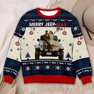 Jeep Ugly Christmas Sweater Etsy