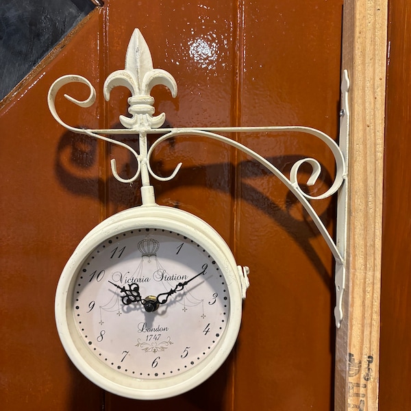Double Sided Clock - Etsy