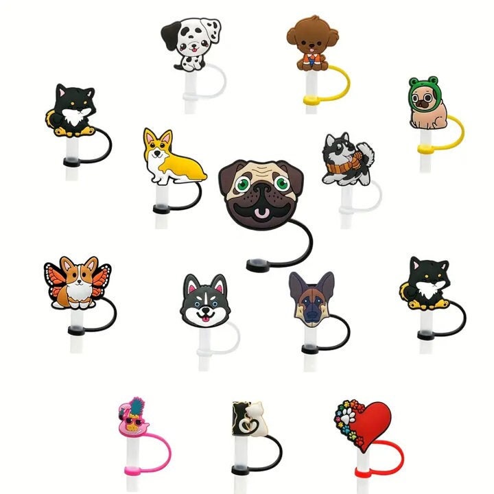 Pet Medicals Straw Charms Plastic Pvc Accessories,dogs Pet