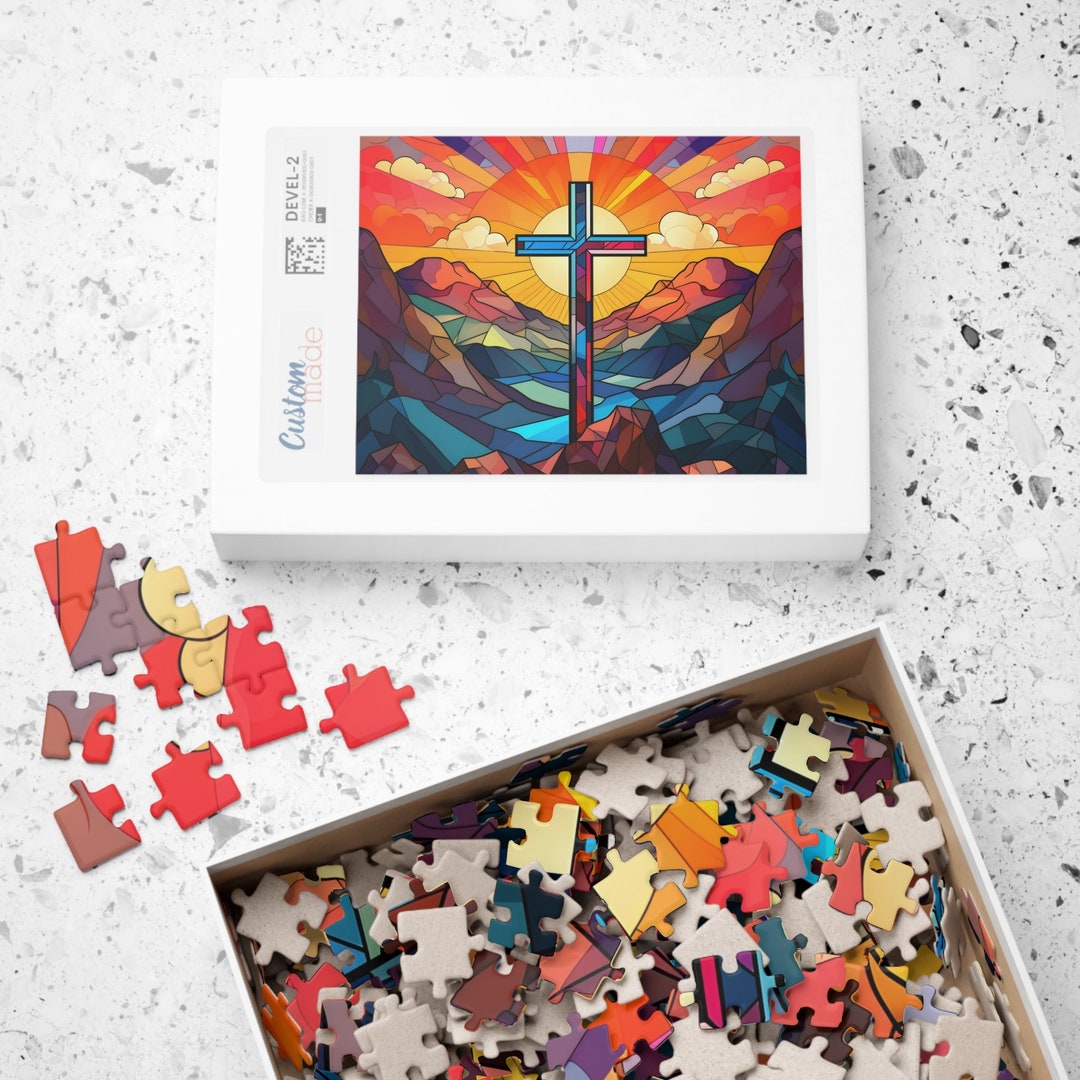 Christian Puzzle Game Scripture Jigsaw Puzzle Christian Art Inspiration