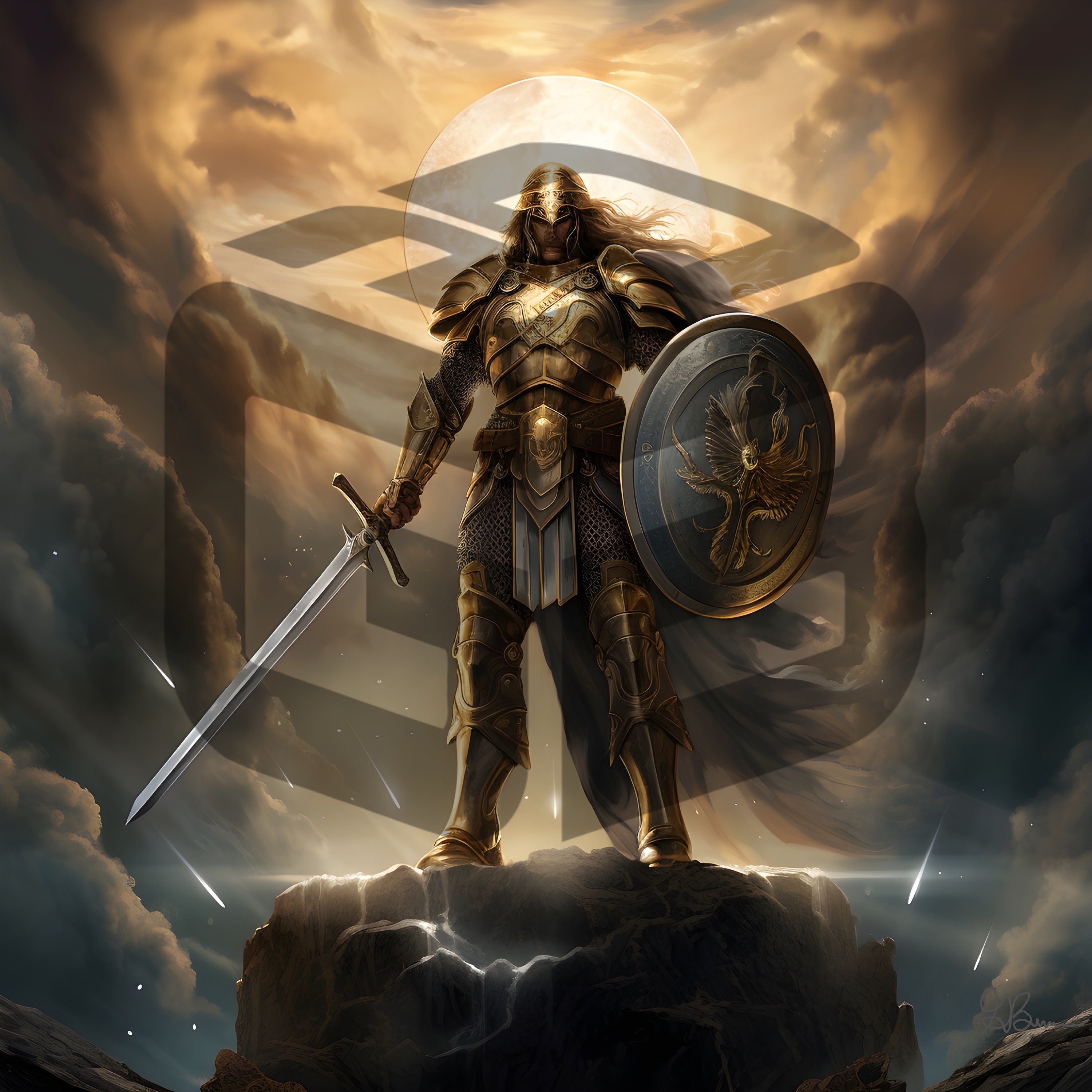 Christian Armor of God Painting Digital Download Christain Art - Etsy