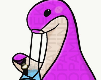Nessie Hit It ANIMIERTE Lila