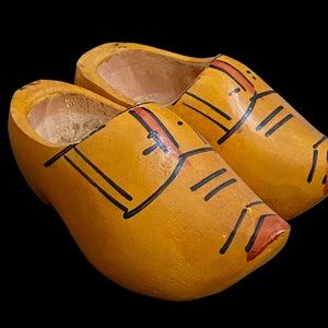 (miho様) 北欧　スウェーデン伝統品　木靴 Small Wooden Shoe With Leather Sweden - Etsy