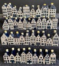 1-105 KLM Delft Blue House, KLM Dutch Houses, Holland Canal Houses, Amsterdam Row Houses Set, KLM Business Class Bottle Houses (1-35) product logo